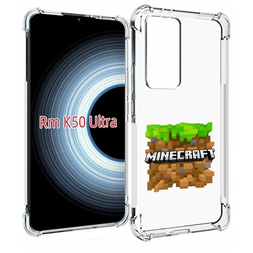 Чехол MyPads Minecraft-2 для Xiaomi 12T / Redmi K50 Ultra задняя-панель-накладка-бампер