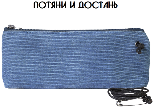 Органайзер для сумки flightBag, 2х10х22 см, синий