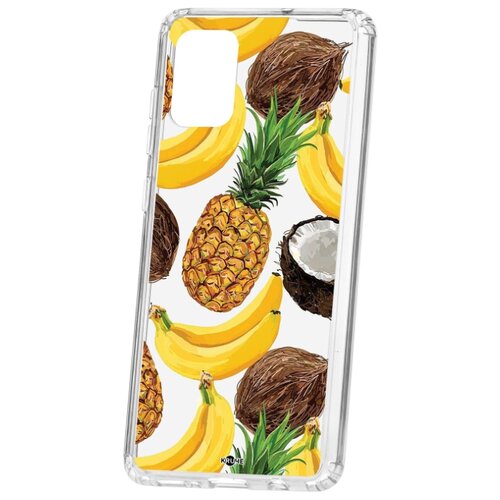 фото Чехол на samsung galaxy a71 kruche print тропический микс