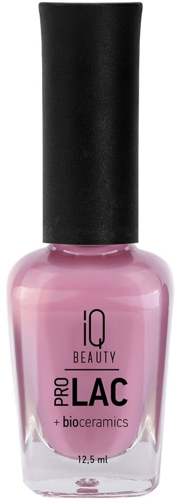 IQ BEAUTY Лак для ногтей укрепляющий с биокерамикой Nail polish PROLAC+bioceramics, 12,5 мл, 018