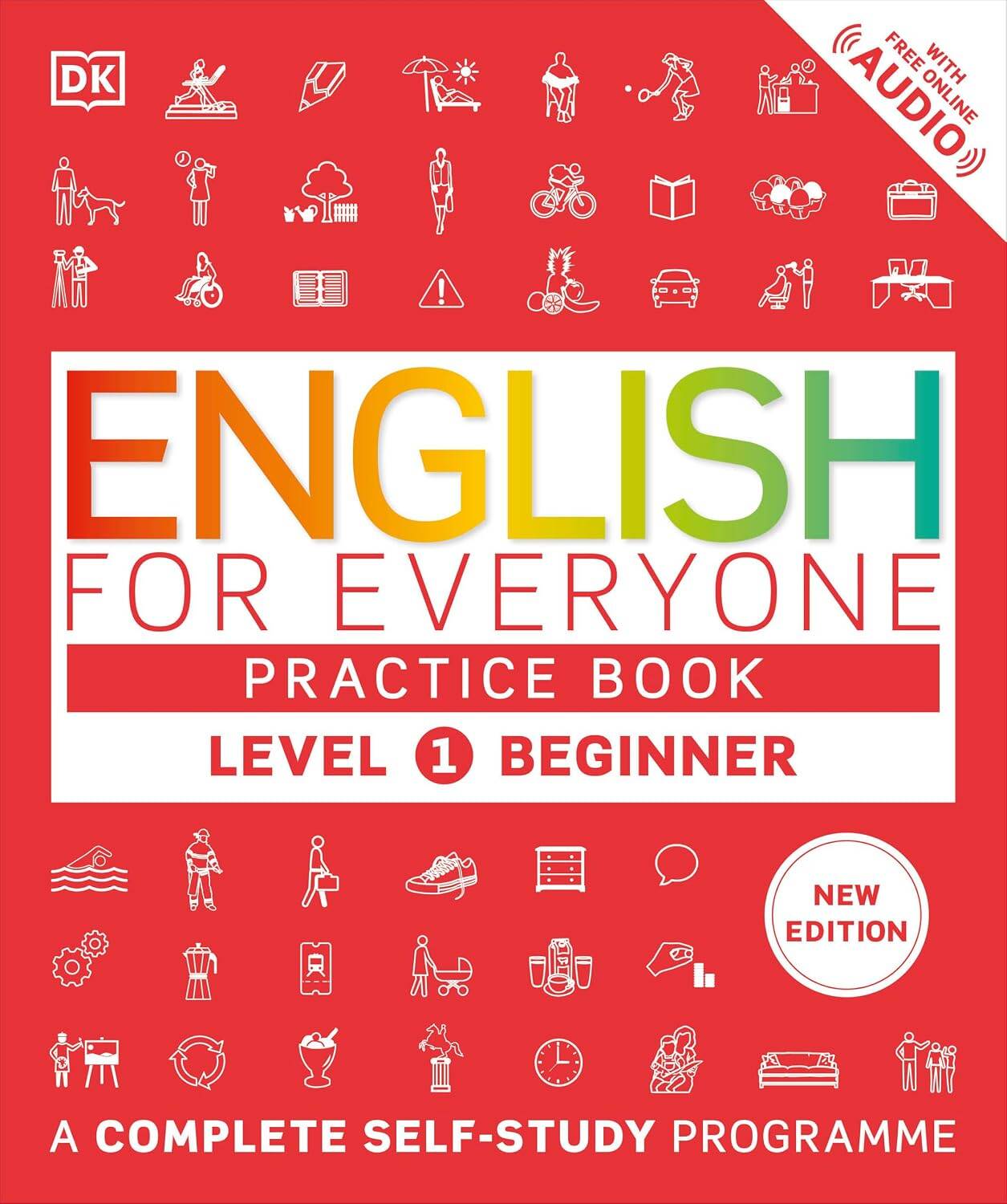 English for Everyone Practice Book Level 1 Beginner Английский для всех Сборник упражнений Уровень 1 Начальный /Книги на английском языке