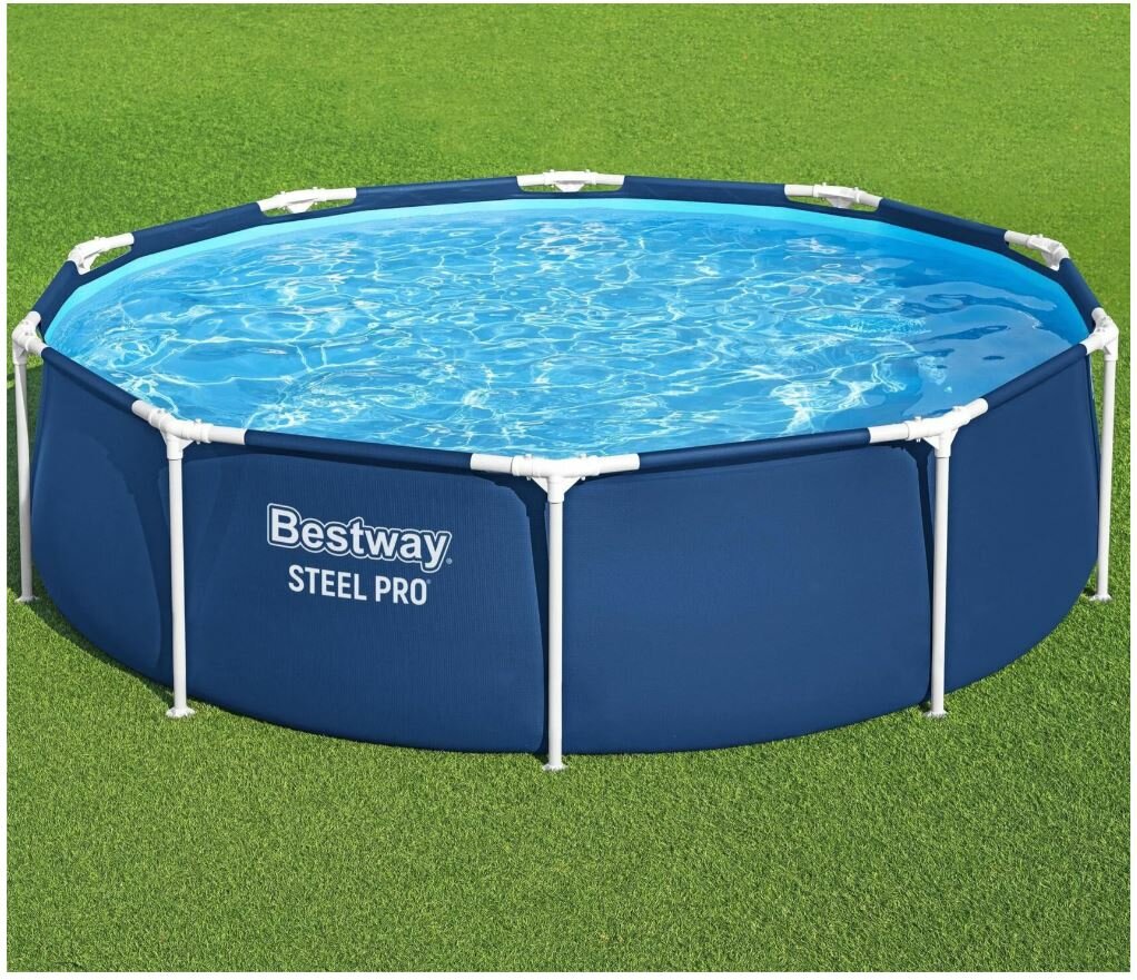 Каркасный бассейн Bestway Steel Pro 305х76см + фильтр-насос 1249 л/ч 56679
