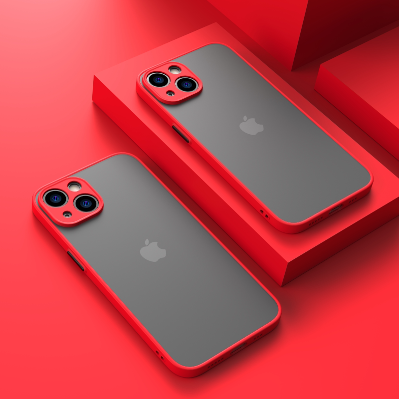 Чехол для iPhone 13 Pro Max из силикона, ультратонкий, с полной защитой объектива, матовая поверхность, китайский