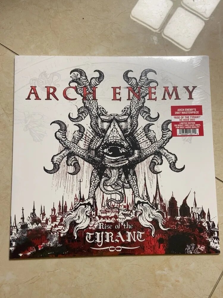 Виниловая пластинка arch enemy rise of the tyrant, Limited light purple color glue