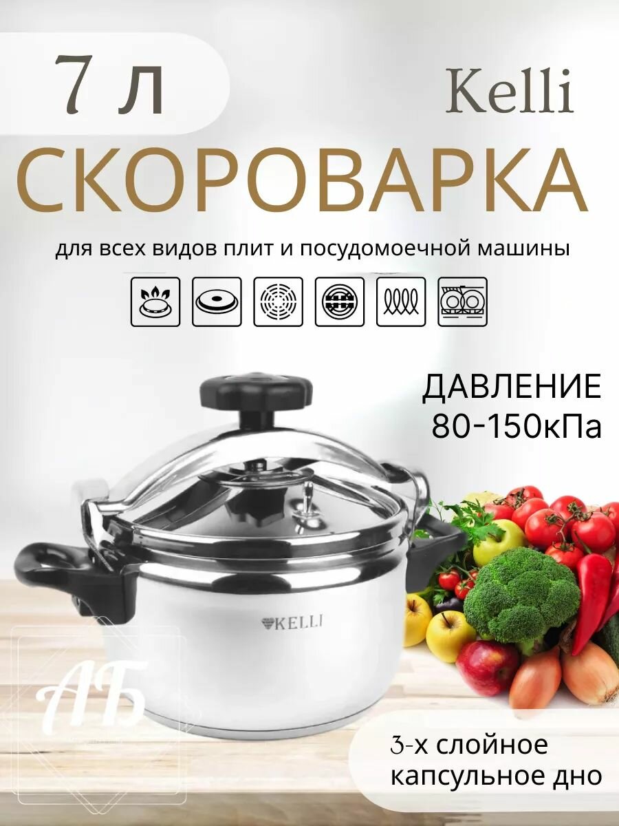 Кастрюля-скороварка KL-4061 7л