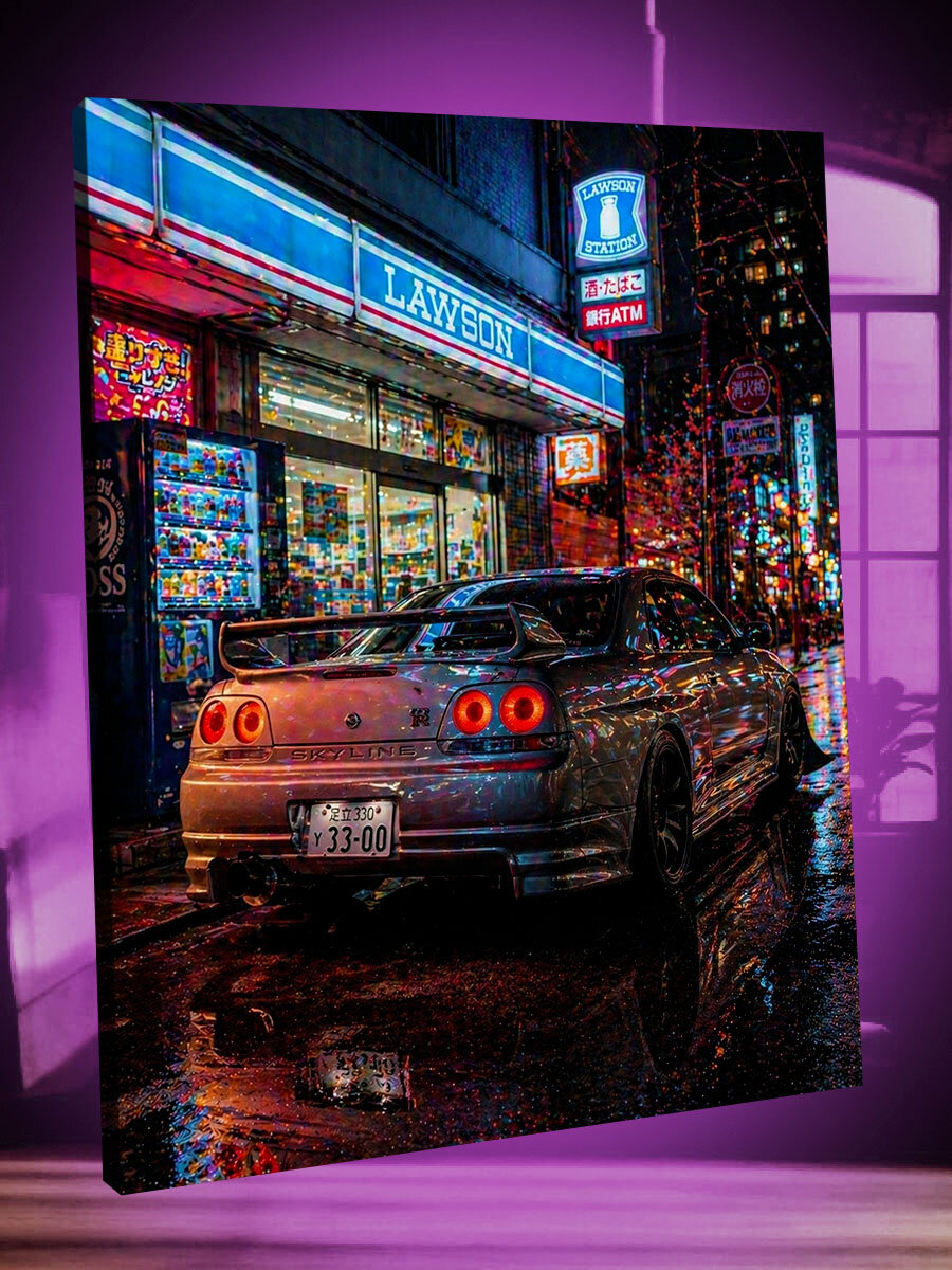 Интерьерная картина Nissan Skyline GT-R R33