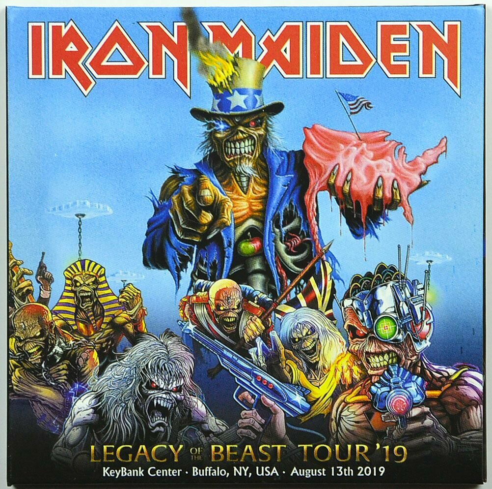 Iron Maiden LEGACY OF THE BEAST TOUR Buffalo 2019 Live 2CD set (компакт диск)