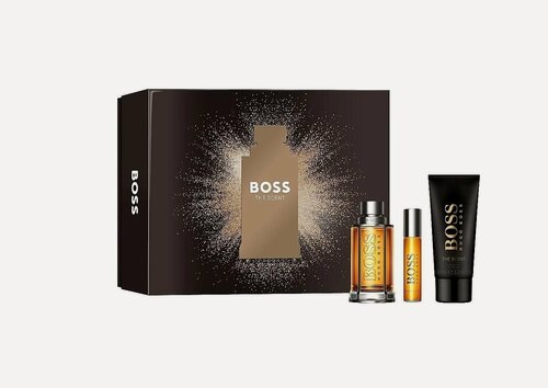 Изображение товара Подарочный набор Hugo Boss Boss The Scent туалетная вода 100 мл + гель для душа 100 мл + туалетная вода 10 мл
