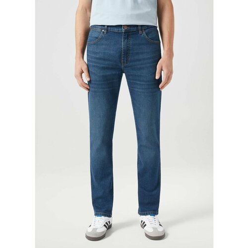 фото Джинсы wrangler men larston jeans, размер 32/34, синий