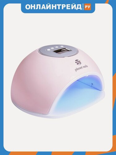 Изображение товара Лампа Planet Nails LED/UV 24/48W Sunset, розовая