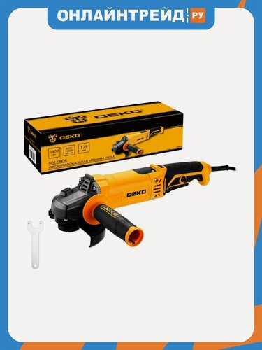 Изображение товара Deko Углошлифовальная машина (УШМ) AG1400DK, 125мм, 1400 Вт (083-1027)