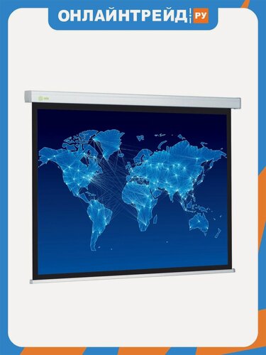 Изображение товара Экран Cactus 152x203см Wallscreen CS-PSW-152x203 4:3 настенно-потолочный рулонный белый