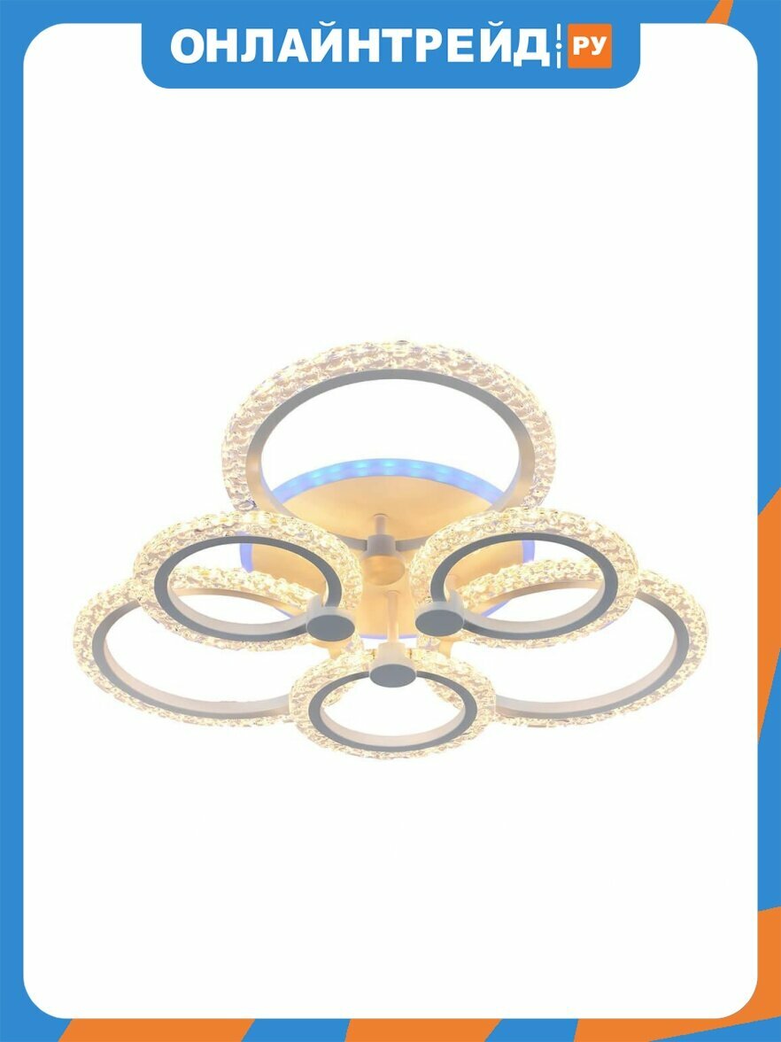Потолочная светодиодная люстра Profit Light 8027/3+3 WHT A