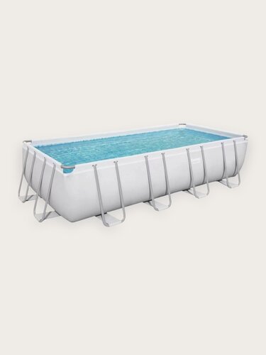 Изображение товара Бассейн каркасный прямоугольный Bestway Power Steel, 549х274х122 см, темно-серый