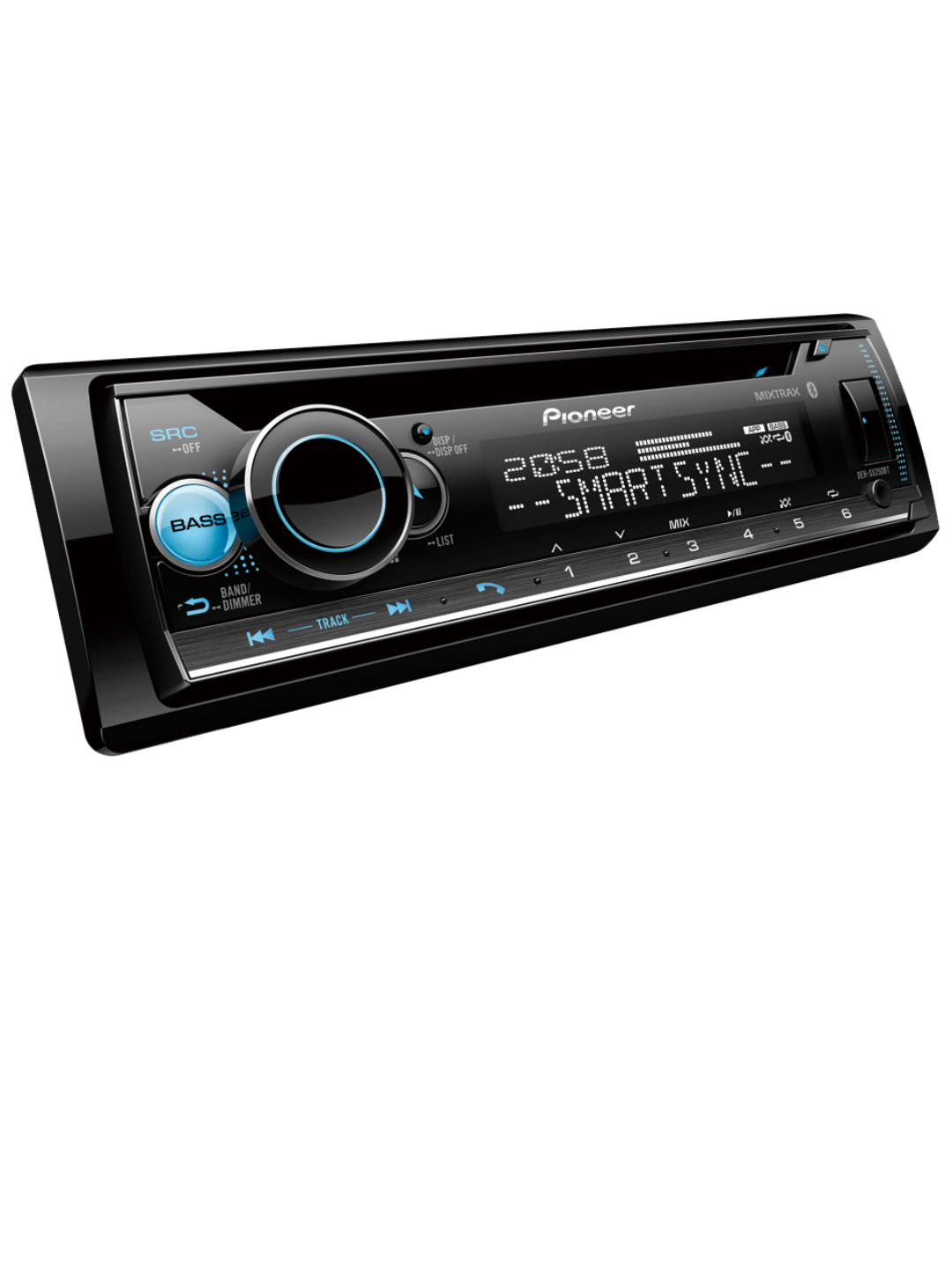 Автомагнитола Pioneer DEH-S5250BT с поддержкой Bluetooth, Aux/USB, DISK