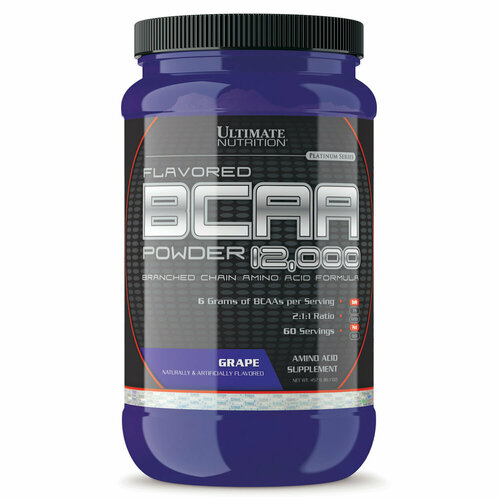 BCAA для спортсменов Ultimate Nutrition BCAA 12,000 Grape 457 гр