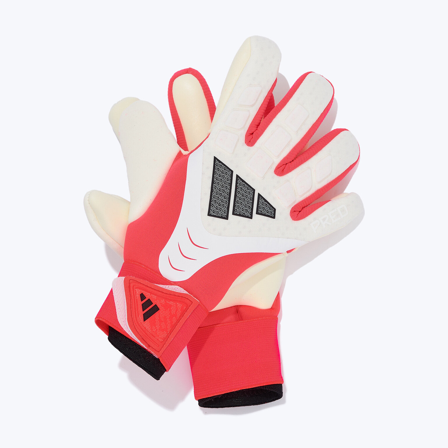 Перчатки вратарские детские Adidas Predator Pro KA7794, размер 6, Белый - Красный