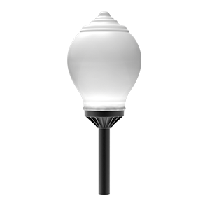 Светильник светодиодный парковый Omni-R 40Вт 4000К торшерный RAL9005 черн. муар VARTON V1-S0-90521-40000-6504040