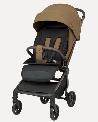 Изображение товара Коляска прогулочная Carrello Atom M Crust Brown легкая компактная для детей весом до 22 кг