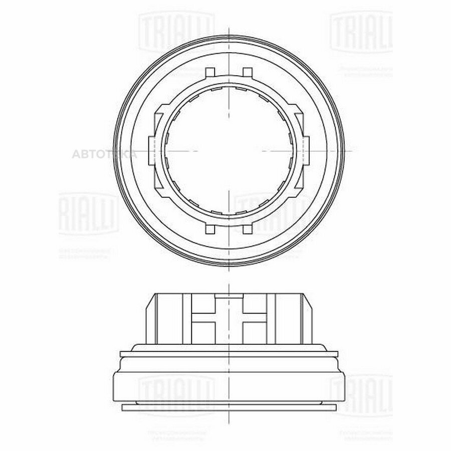 Муфта выкл. сцеп. для а/м Opel Vectra A (88-) 1.6i/Omega A (86-) 2.0i (мех.) (CT 2210) TRIALLI CT2210