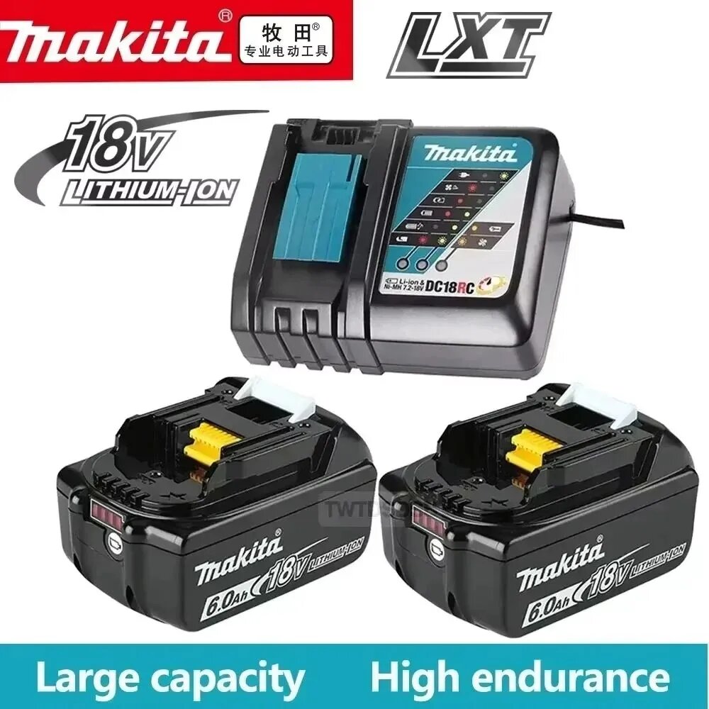 Для Makita 9Ah/6Ah/3Ah/Makita 18V Аккумулятор BL1830 BL 1850 BIBL 1850 BL1840 BL1860 BL1815 Запасная литиевая батарея
