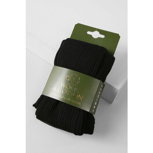 фото Колготки wool&cotton, размер 104-110, черный