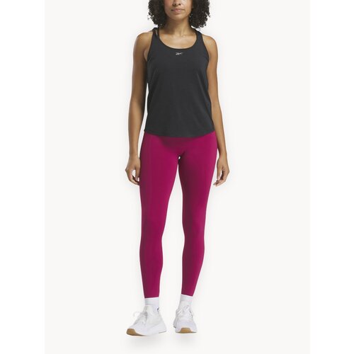 фото Легинсы спортивные reebok id train hr ticht, размер xs int, бордовый
