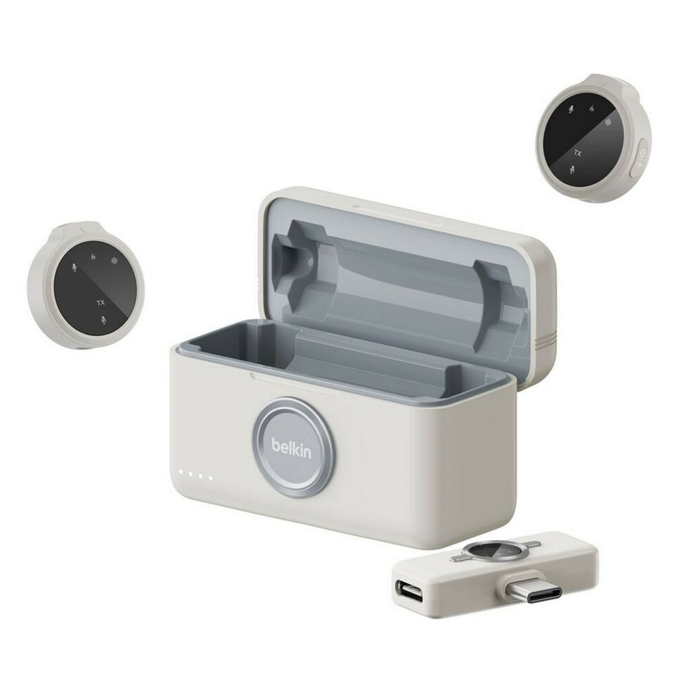Беспроводная петличная радиосистема Belkin Stage Wireless Microphone (CTA003hqSA) Sand