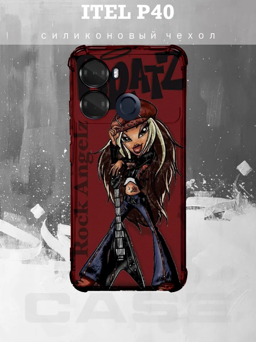 Чехол на Itel P40 с принтом Bratz Rock Angelz