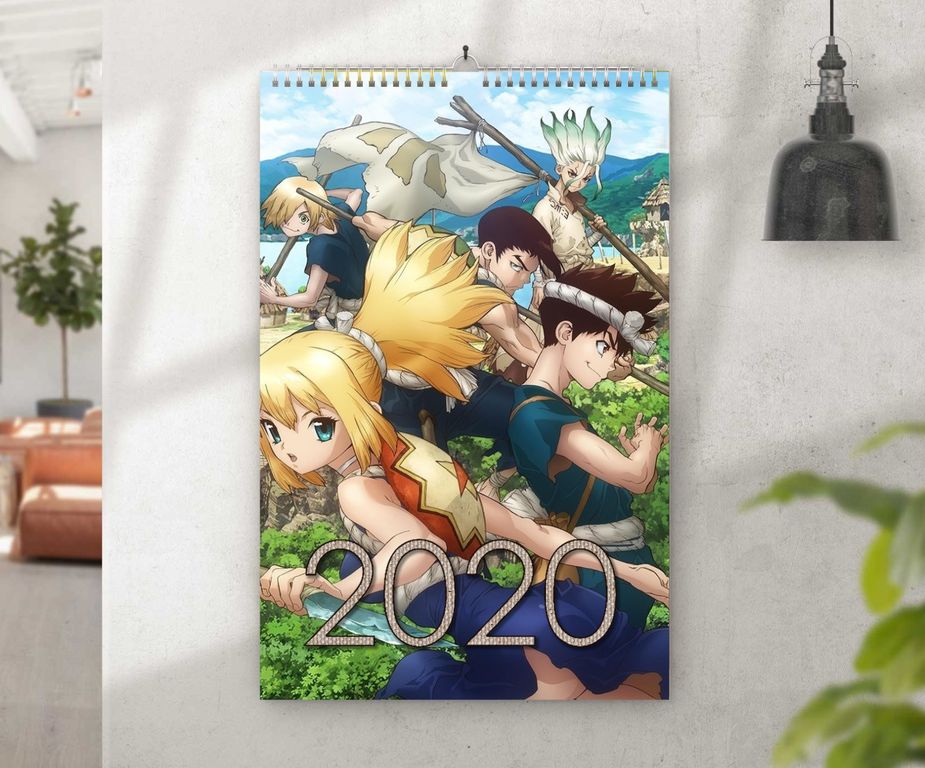 Перекидной календарь на 2020 год доктор стоун, DR. STONE №2, А3