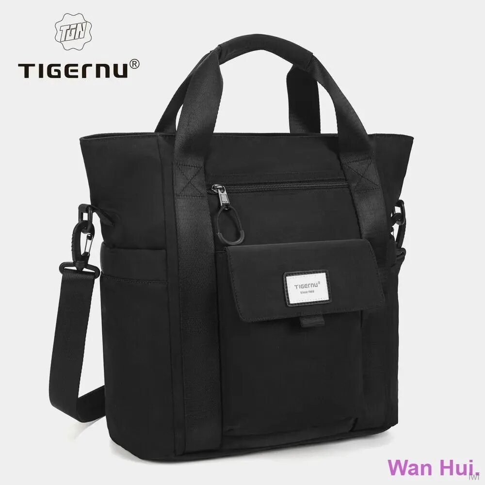 Рюкзак Tigernu T-B9805 женский городской черный Оксфорд с отделением для ноутбука 14"