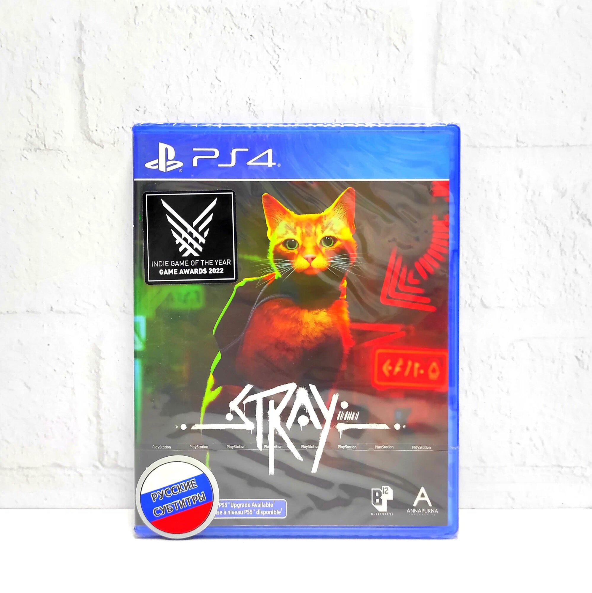Stray Русские субтитры CUSA 24899 Видеоигра на диске PS4 / PS5