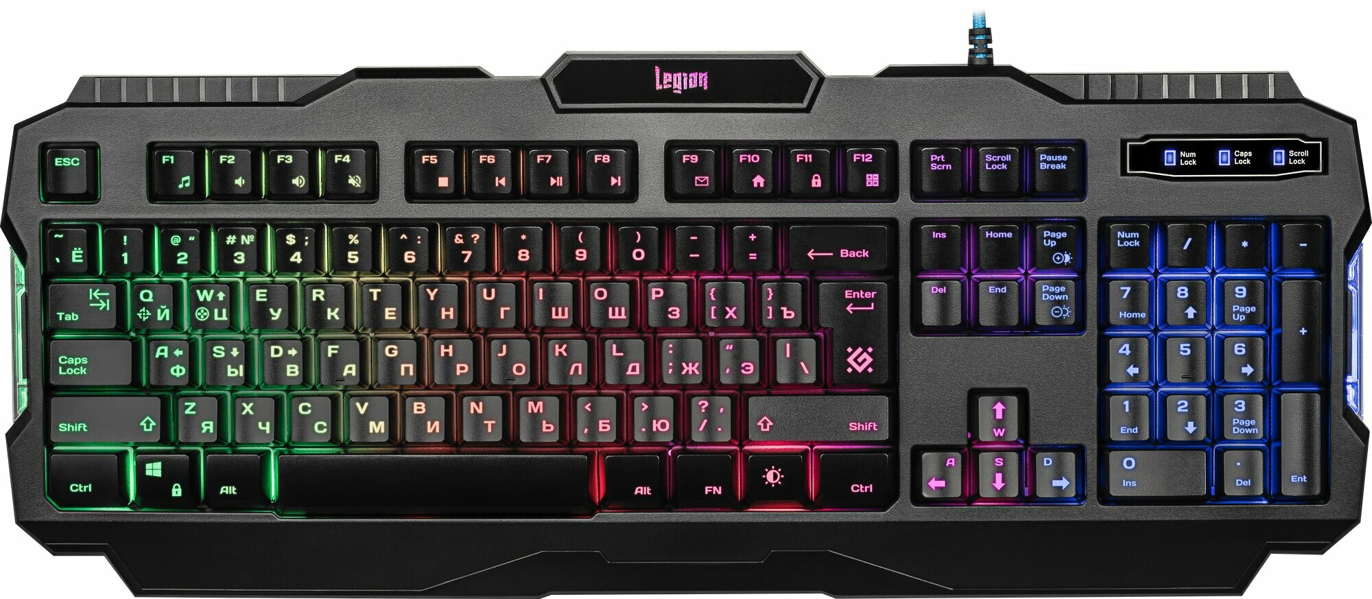 Клавиатура игровая (45010) Legion GK-010DL RU, RGB