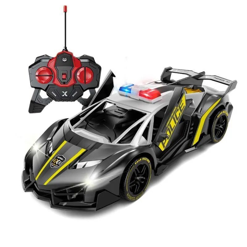 Машинка радиоуправляемая Urban Patrol Police Car 1/18, со световыми эффектами
