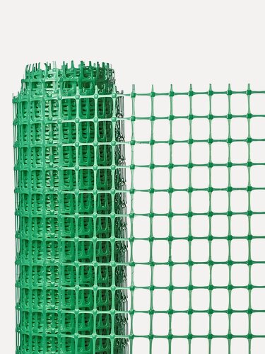 Изображение товара Сетка садовая пластмасса, ячейка 20 х 20 мм, квадратная, 100х2000 см, зеленая, Протэкт, ЗР-15/1/20