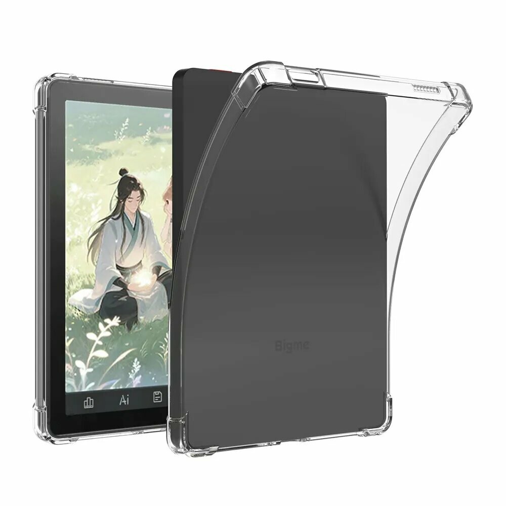 Прозрачный чехол для Bigme B6 eReader, прозрачная гибкая мягкая задняя крышка