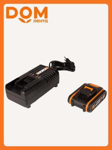Изображение товара Зарядное устройство аккумулятор Worx Li-Ion 10,5 см 2 А, 1шт