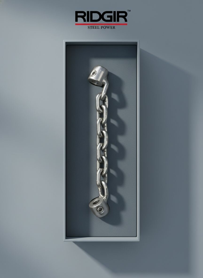 Цепная насадка на трос, гибкий вал 6мм. RIDGIR