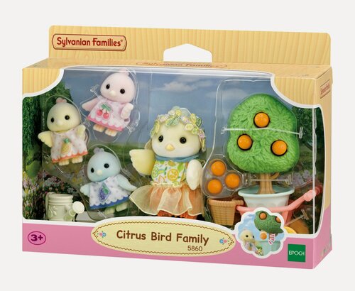 Изображение товара Игровой набор Sylvanian Families "Семейство Цитрусовых птиц", для детей от 3 лет