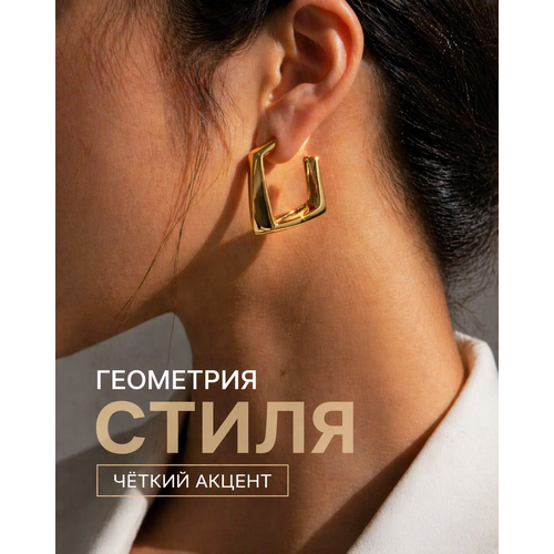 фото Серьги, золотой