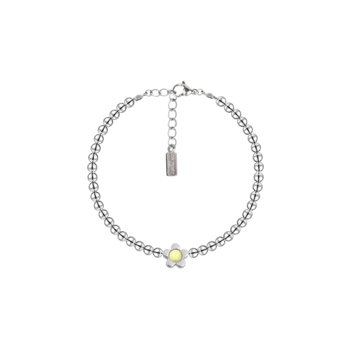 Браслет Oh Mary Did, гематит, жемчуг Swarovski синтетический, размер one size, желтый
