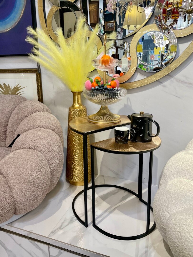 Столик кофейный Касабланка набор 2 шт Casaentera CE08-116-120 400х230х490h; 460х300х555h