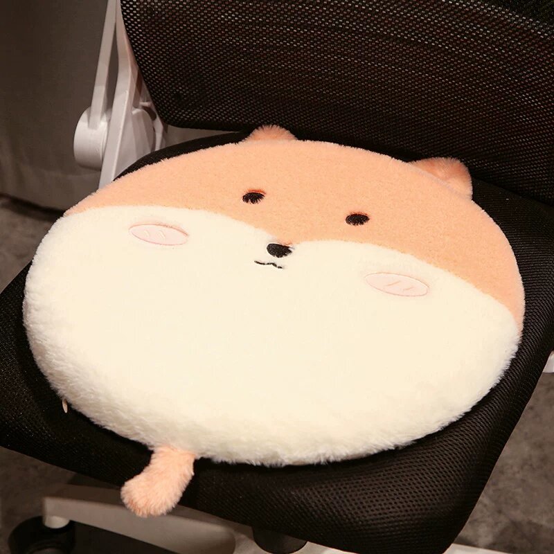 Подушка сиденья из пены с милым котом, подушка для сиденья, офисная подушка для сидячего искусства, студенческий стул,