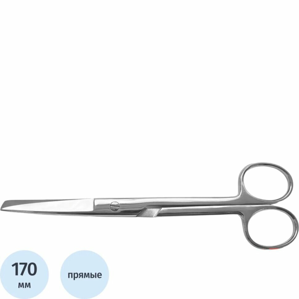 Ножницы с одним острым концом, прямые, 170 мм, 1784770