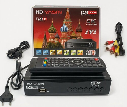 Изображение товара ТВ приставка для телевизора Yasin T8000, ТВ-приставка, ТВ-ресивер.