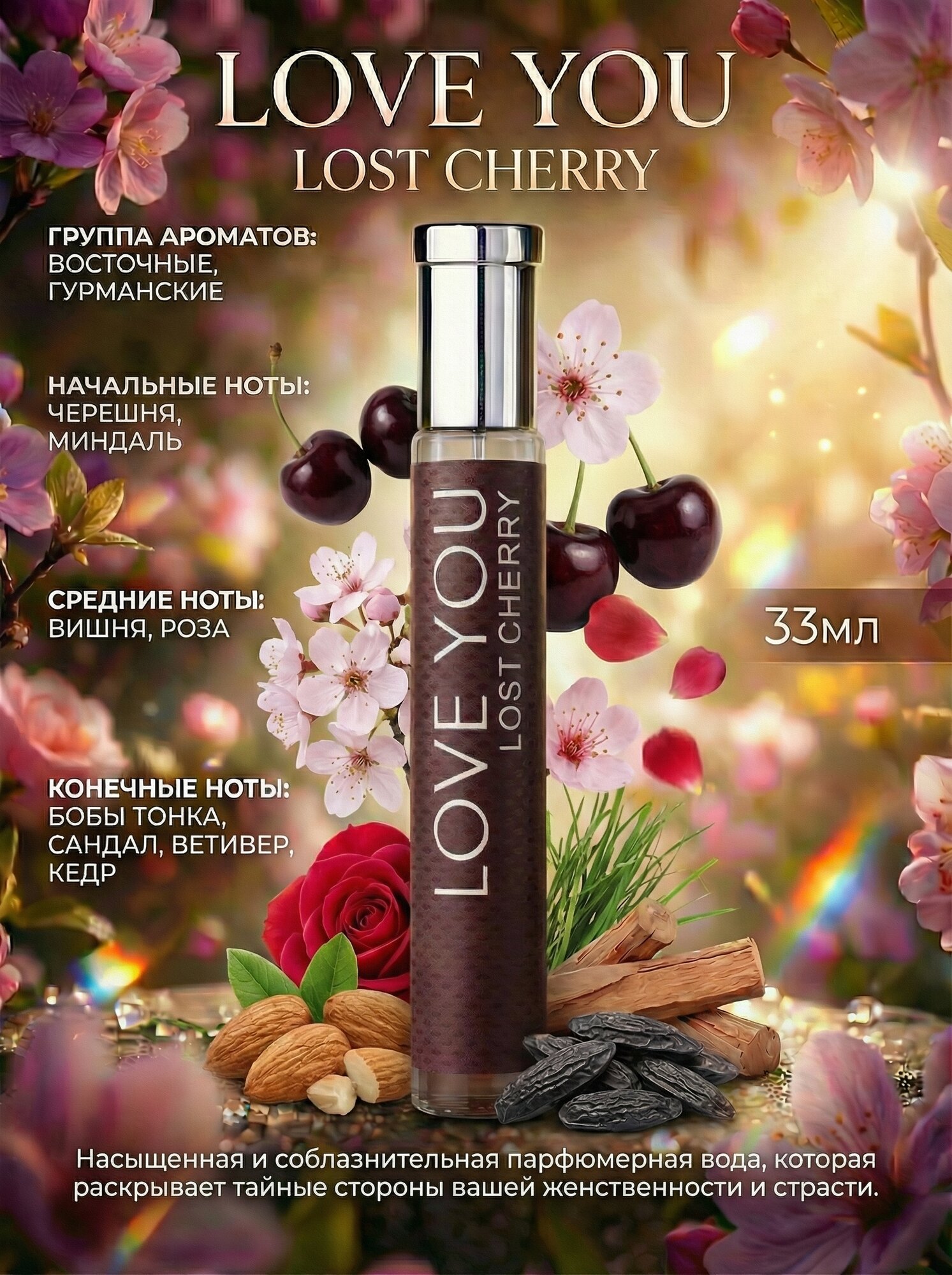Parfums Eternel Туалетная вода женская Love You Lost Cherry