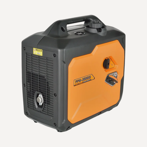 Изображение товара Инверторный бензиновый генератор Carver PPG-3500IS 01.020.00034, 2.8 кВт, 4-тактный, АИ-92, бак 6 л, оранжевый