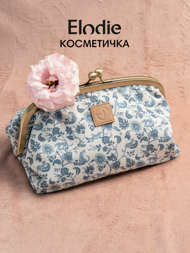 Изображение товара Косметичка женская с фермуаром Elodie Garden Leo Toile, текстиль, с внутренним карманом