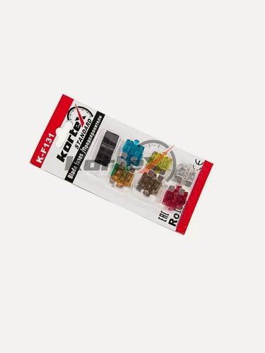 Изображение товара Предохранители к-кт плоские с индикатором LED (с пинцетом) ATO (5/30- по 1 шт 7.5/10/15/20/25 по 2 ш