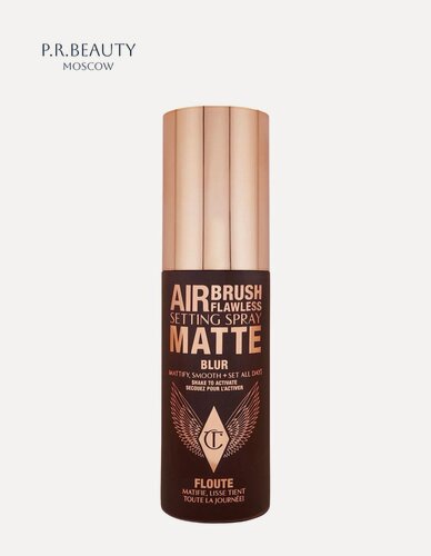 Изображение товара Charlotte Tilbury Матирующий Фиксирующий спрей Mini Airbrush Flawless Matte Blurring & Waterproof Setting Spray 34 мл